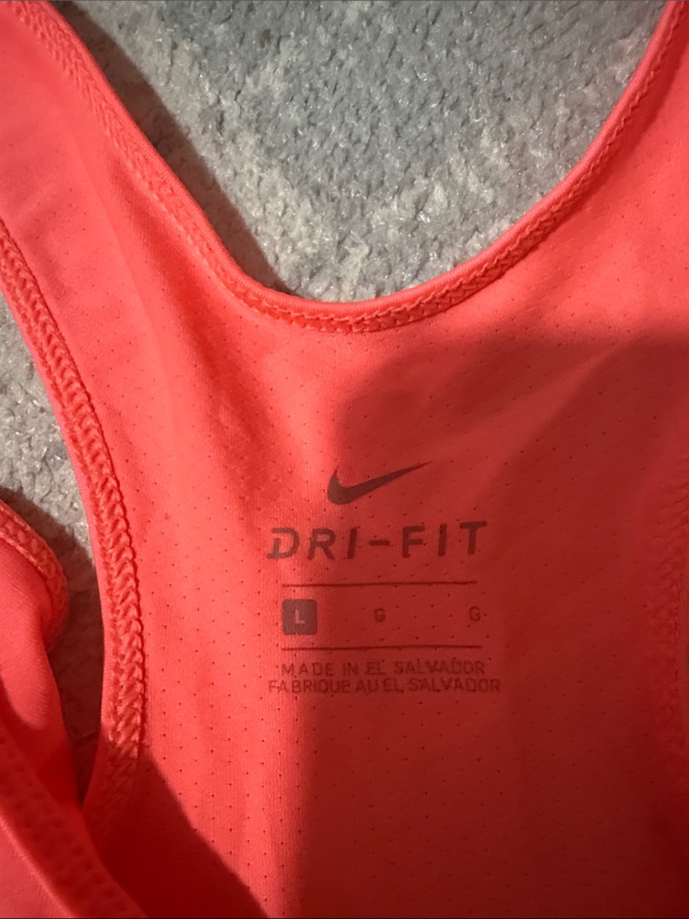 Nike Coral-Pink Racerback Performance Tank - Picture 2 of 2